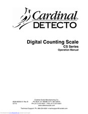 Cardinal CS Series Operation Manual