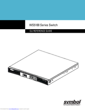 Symbol WS5100 Series Cli Reference Manual