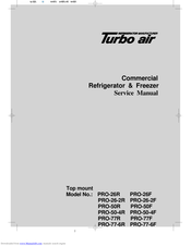 Turbo Air PRO-26-2R Service Manual