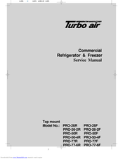 Turbo Air PRO-26-2F Service Manual