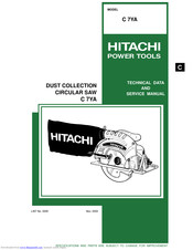 Hitachi C 7YA Technical And Service Manual