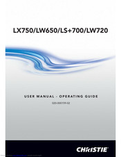 Christie LX750 Manual