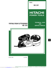Hitachi VB 13Y Technical Data And Service Manual