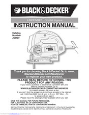 Black & Decker LINEFINDER JS670V Instruction Manual