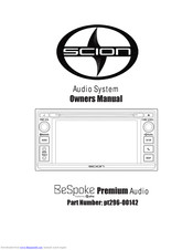 Scion BeSpoke Premium Audio pt296-00142 Owner's Manual
