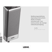 Loewe Audio Center Floor Stand I Compose Operating Instructions And Owner's Manual