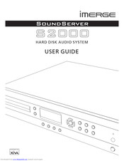 Imerge SoundServer S2000 User Manual