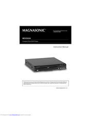 Magnasonic MDVD654 Instruction Manual