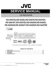 JVC KD-G425UN Service Manual