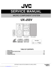 JVC SP-UXJ55V Service Manual