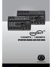 Wharfedale Pro Connect 1002FX Operating Manual And User Manual