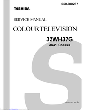 Toshiba 32WH37G Service Manual