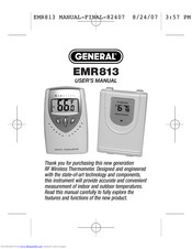 General EMR813 User Manual