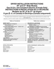 Whirlpool W10115229C-SP Installation Instructions Manual