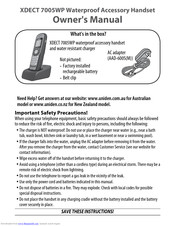 XDECT 7005WP Owner's Manual