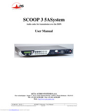 Aeta Audio Systems SCOOP 3 5ASystem User Manual