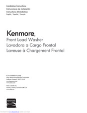 Kenmore 137630800 Installation Instructions Manual