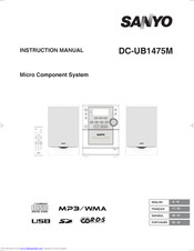 Sanyo DC-UB1475M Instruction Manual