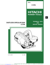 Hitachi C 5YA Technical Data And Service Manual
