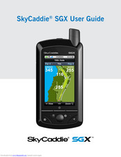 Skycaddie SGX User Manual
