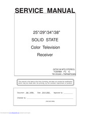 Toshiba Solid State Service Manual