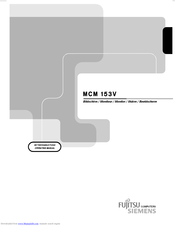 Fujitsu Siemens Computers MCM 153V Operating Manual