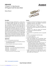 Avago AFBR-83CDZ Datasheet
