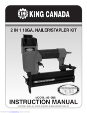 KING CANADA 8210NS Instruction Manual