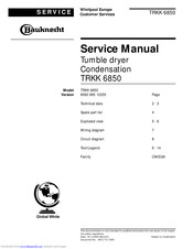 Bauknecht TRKK 6850 Service Manual