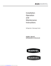 Aga Marvel 6GARM Installation & Operation Manual