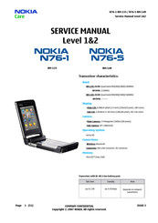 Nokia N76-5 Service Manual