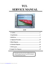 TCL 25189 Service Manual