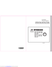 Ryobishi RB-07GP Operating Instructions Manual