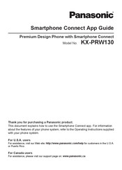 Panasonic KX-PRW120 Manual