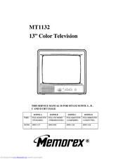 Memorex MT1132 Service Manual