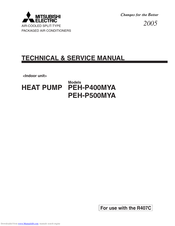 Mitsubishi Electric PEH-P500MYA Technical & Service Manual