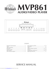 McIntosh MVP861 Service Manual