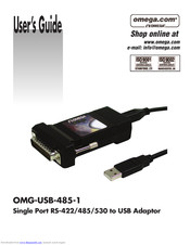 Omega OMG-USB-485-1 User Manual