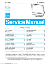 TCL LCD20W5HE Service Manual