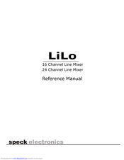Speck Lilo Reference Manual