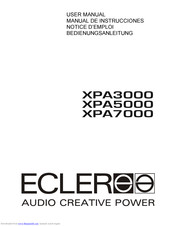 Ecleree XPA3000 User Manual