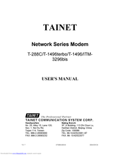 Tainet T-1496terbo User Manual