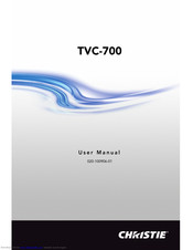 Christie TVC-700 User Manual