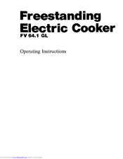 AEG FV 64.1 GL Operating Instructions Manual