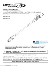 Earthwise NVPS42110 Operator's Manual