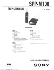 Sony SPP-M100 Service Manual