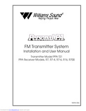 Williams Sound R7-6 Installation And User Manual