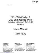 Casella CEL-350 dBadge User Manual