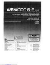 Yamaha CDC-615 Owner's Manual