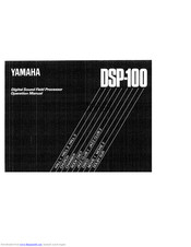Yamaha DSP-100 Operation Manual